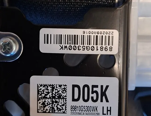 KIA Niro 2 generation (2022-2023) Sikkerhedsseler 88810-G5300,89810-G5300,88810-G5000 33384386