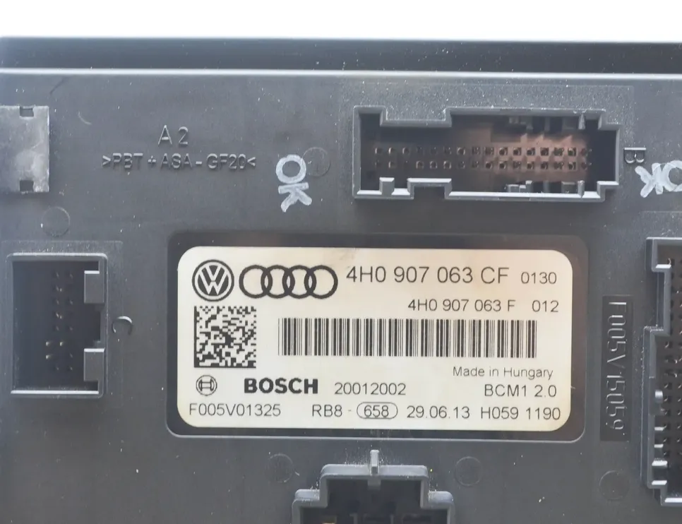 AUDI A6 C7/4G (2010-2020) Komfort kontrolenhed 4H0907063CF 10892438
