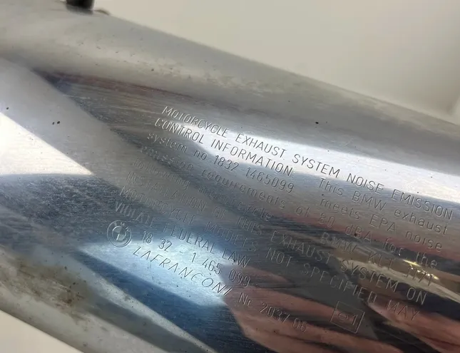 BMW K Komplet udstødningssystem 18321465099 33695846