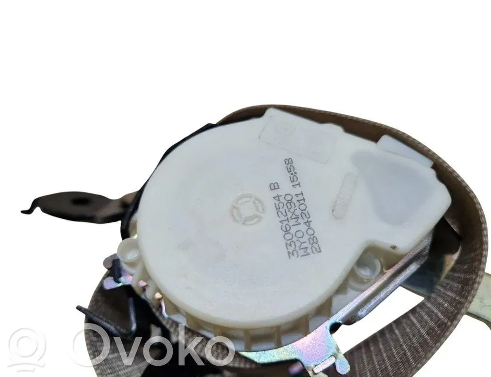 BMW 5 Series F10/F11 (2009-2017) Bagerste venstre sikkerhedssele 34048319B 33516654