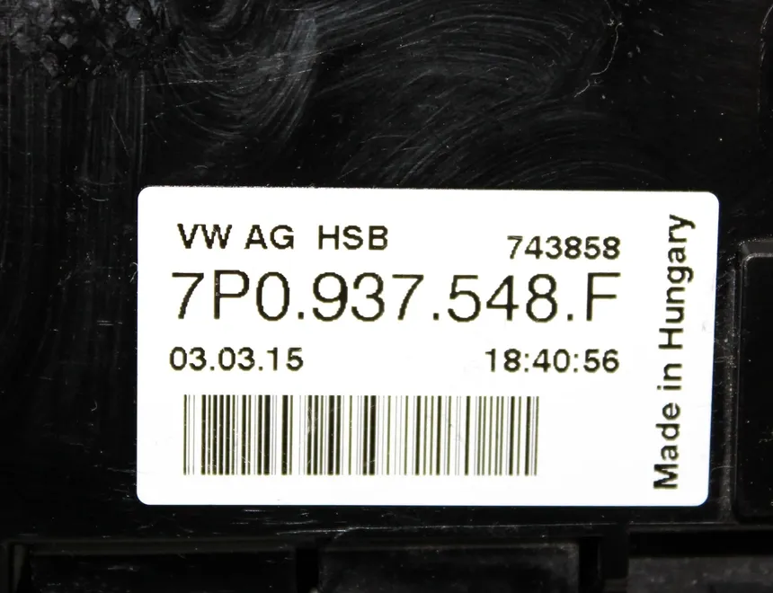 VOLKSWAGEN Touareg 2 generation (2010-2018) Sikringsboks 7P0937548F 25944002