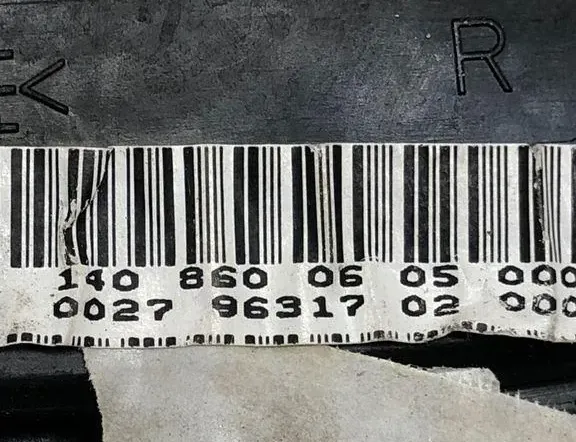 MERCEDES-BENZ S-Class W140/C140 (1991-1998) Forreste højre dør Airbag SRS 1408600605 33226833