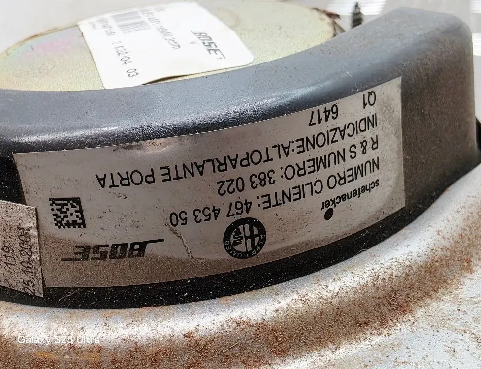 ALFA ROMEO GT 937 (2003-2010) Lydhøjttaler til venstre bagdør 46745350,383022 33539061