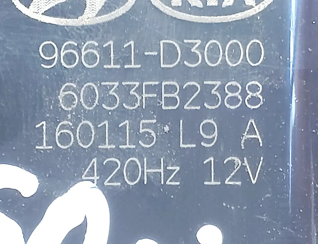 HYUNDAI Tucson 3 generation (2015-2021) Horn Signal 96611-D3000 34061393