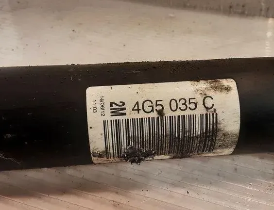 AUDI A7 C7/4G (2010-2020) Støddæmper venstre bag 4G5035C 18122541