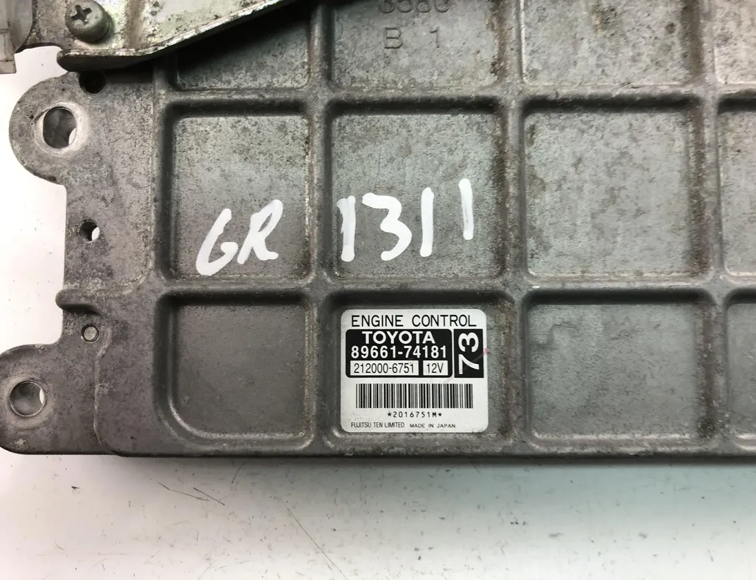 TOYOTA iQ 1 generation (2008-2020) Motorkontrolenhed ECU 8966174181 23461916