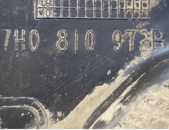 VOLKSWAGEN Multivan T5 (2003-2015) Rear Right Arch Liner 7H0810972B 33333763