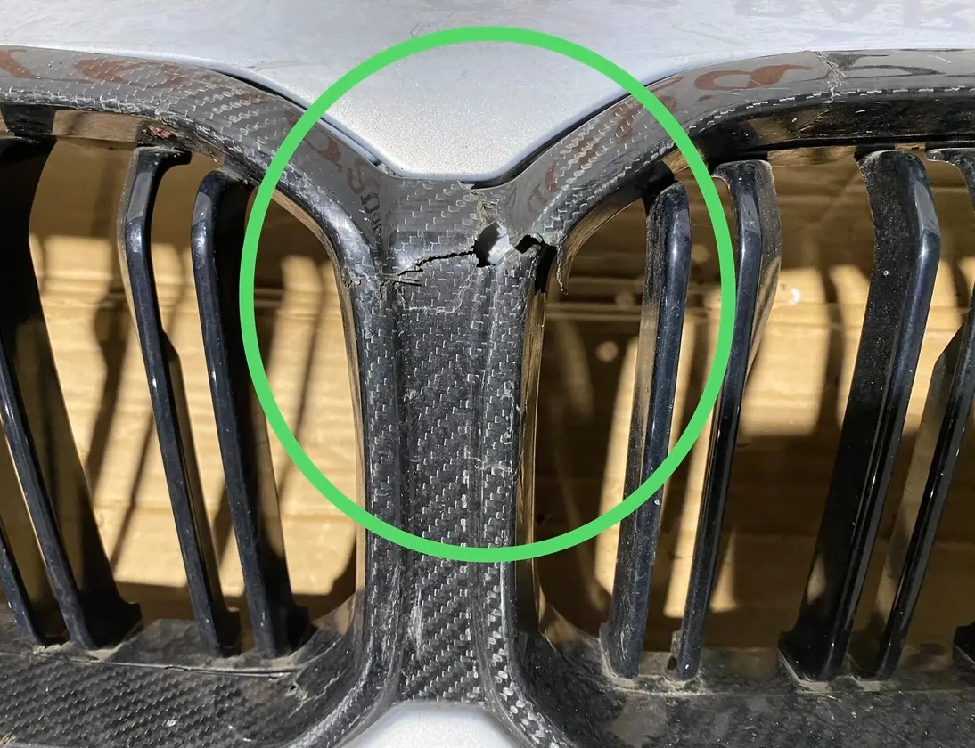 BMW 2 Series F22/F23 (2013-2020) Forreste kofanger 8062177 33129060