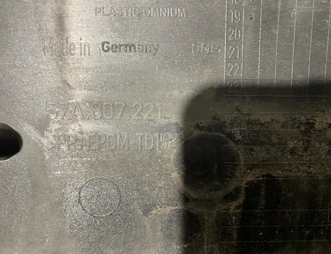 SKODA Karoq 1 generation (2017-2024) Forreste kofanger 57A807221 35012985