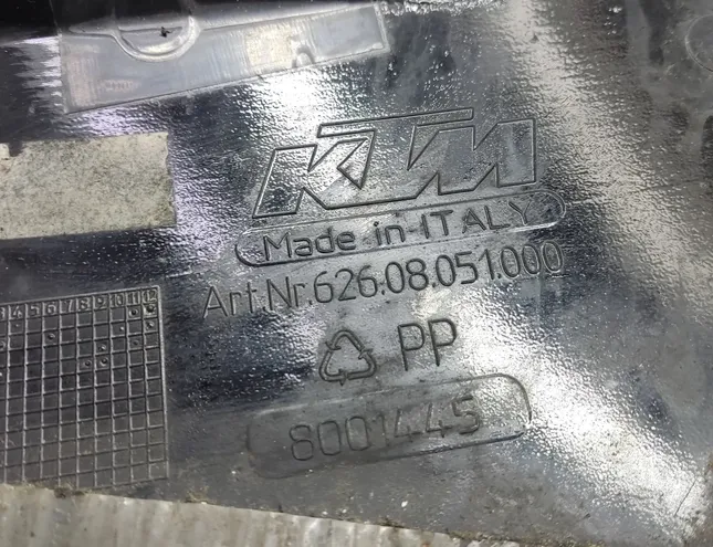 KTM Supermoto Højre sidebeklædning dækpanel kappe RH 8001445,Ktm,62608051000,626.08.051.000 34823438