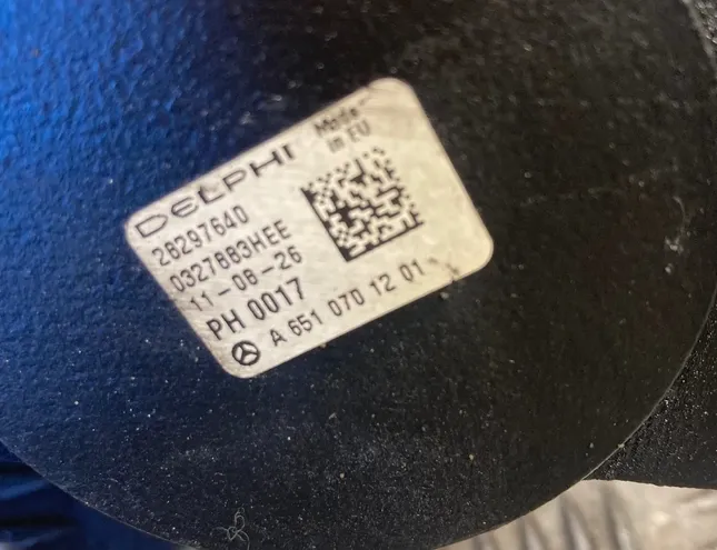 MERCEDES-BENZ C-Class W204/S204/C204 (2004-2015) Højtryksbrændstofpumpe 6510701201,A6510701201 35052681