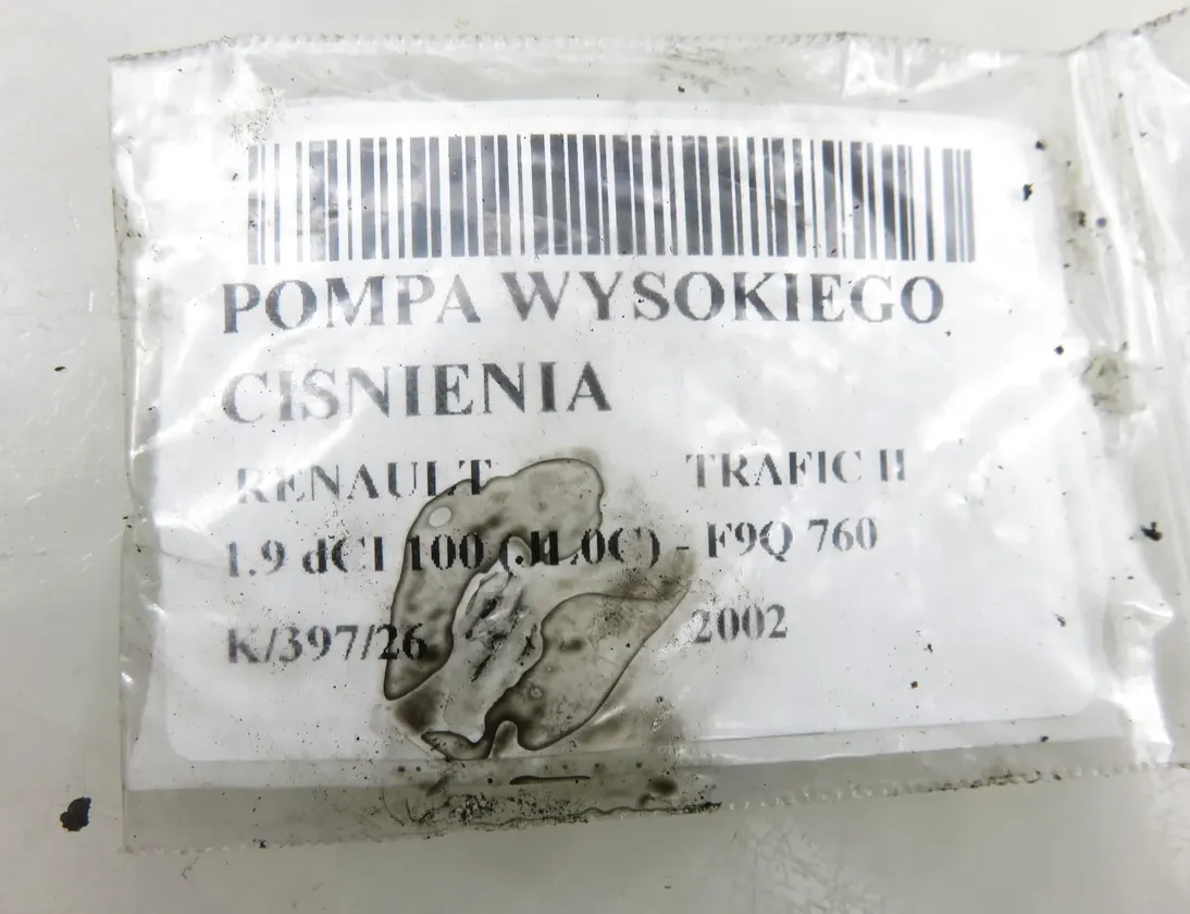 RENAULT Trafic 2 generation (2001-2015) Højtryksbrændstofpumpe 0445010031,8200055072,0928400654 35061155