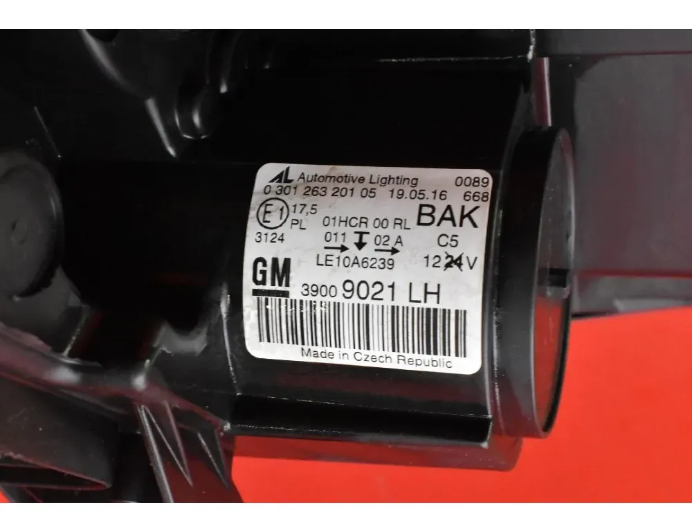 OPEL Zafira C (2012-2016) Forlygte venstre forlygte 39009021 33474131