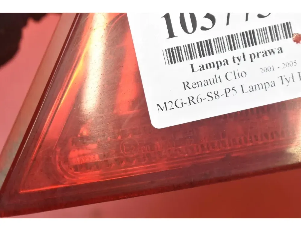 RENAULT Clio 5 generation (2019-2023) Baglygte højre baglygte 8200071414 33504042