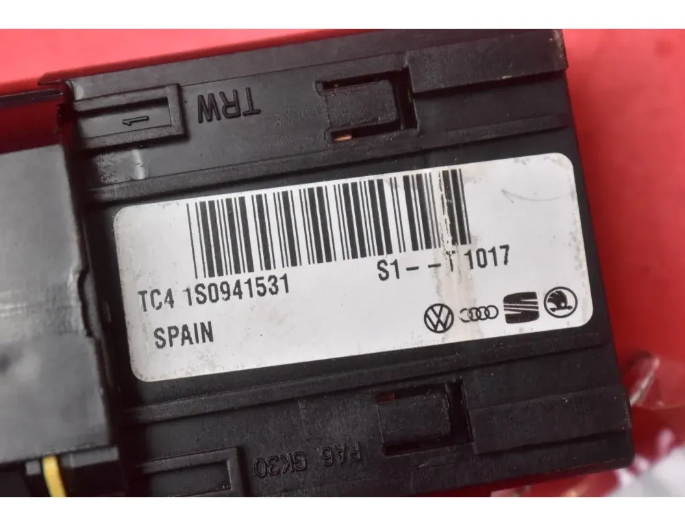 SEAT Mii 1 generation (2011-2023) Forlygte højdejustering kontakt 1S0941531 33923915