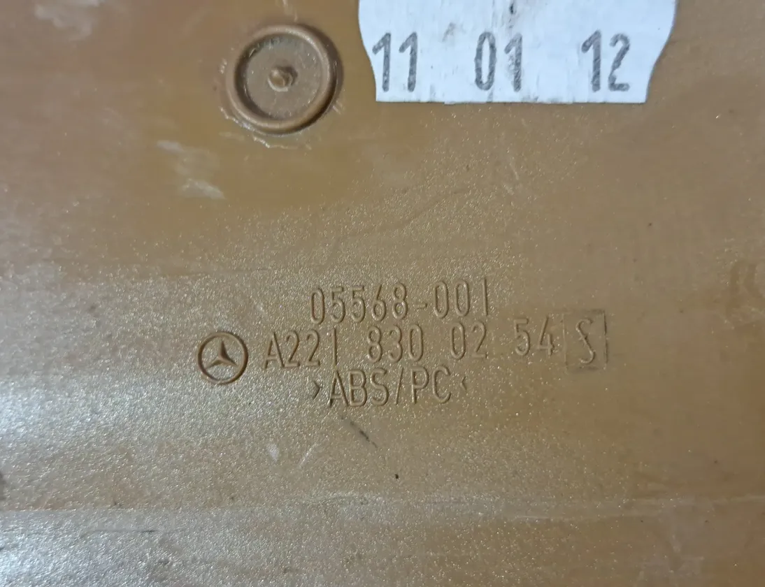 MERCEDES-BENZ S-Class W221 (2005-2013) Dashboard luftventiler A2218300254 33340445