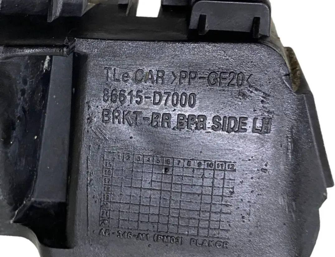 HYUNDAI Tucson 3 generation (2015-2021) Bageste venstre kofangerbeslag 86615D7000 30148667