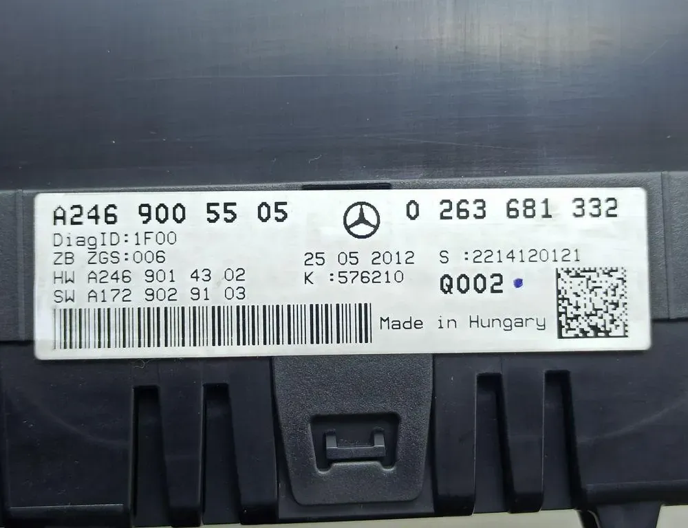 MERCEDES-BENZ B-Class W246 (2011-2020) Speedometer 0263681332,A2469014302,A1729029103,A2469005505 34640875