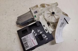 VOLVO V50 1 generation (2003-2012) Forreste venstre dør vinduesregulator motor 30737675,992751108,5WK11431K 27054537