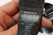 VOLVO XC60 1 generation (2008-2017) Højre bagerste sikkerhedssele 34033923 33137486