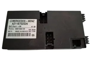 MERCEDES-BENZ E-Class W211/S211 (2002-2009) Forreste venstre sæde kontrolenhed A2118702026 33247715